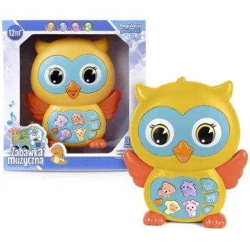 Muzyczna zabawka Sowa E-edu światło dźwięk