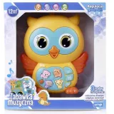 Muzyczna zabawka Sowa E-edu światło dźwięk