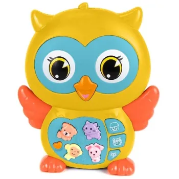 Muzyczna zabawka Sowa E-edu światło dźwięk