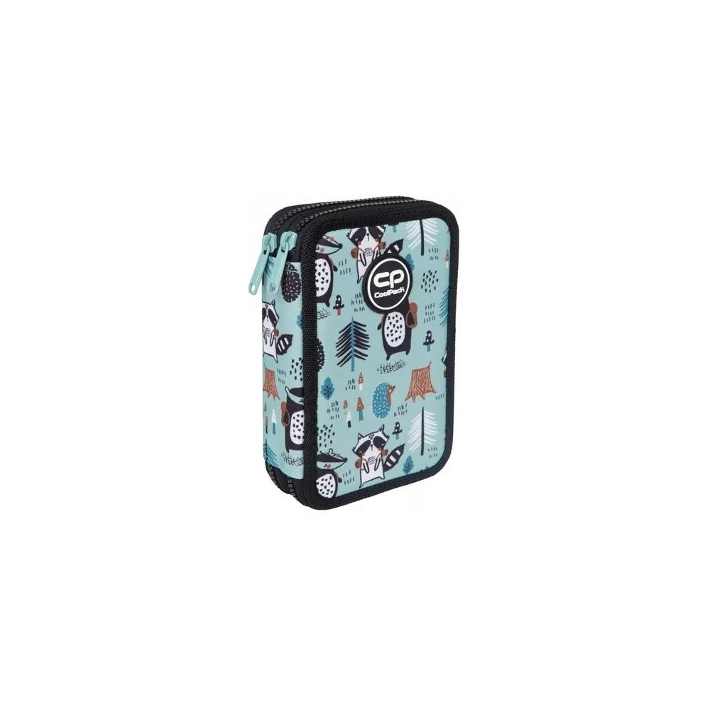 Funkcjonalny piórnik z akcesoriami szkolnymi