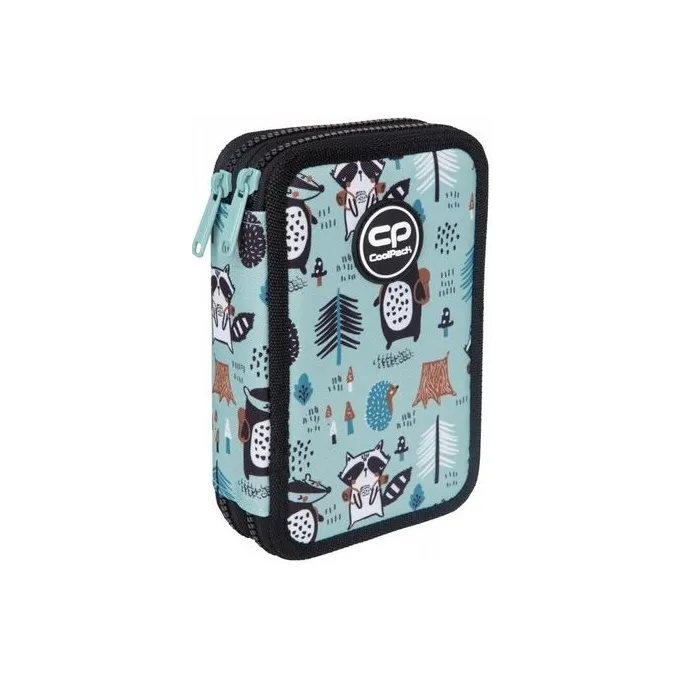 Funkcjonalny piórnik z akcesoriami szkolnymi