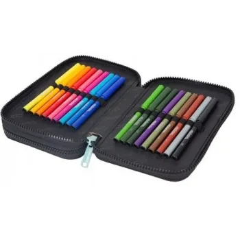 Wysokiej jakości piórnik z dwukomorową konstrukcją