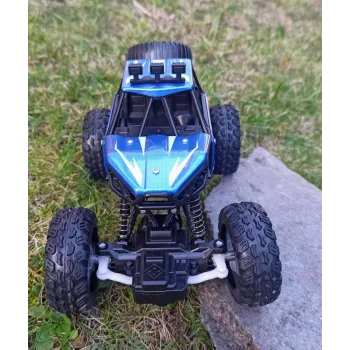 Autko Zdalnie Sterowane MONSTER TRUCK METAL LED RC blue A1