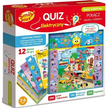 Quiz elektryczny Świat wokół nas 12 plansz