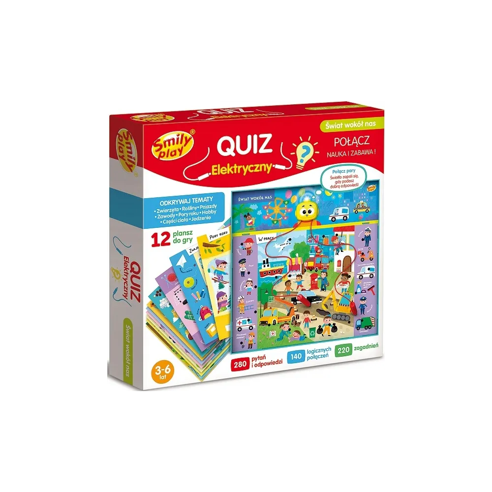 Quiz elektryczny Świat wokół nas 12 plansz