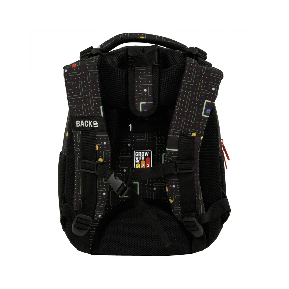 Plecak szkolny 3 komory backup 5 GAMER Pac-man