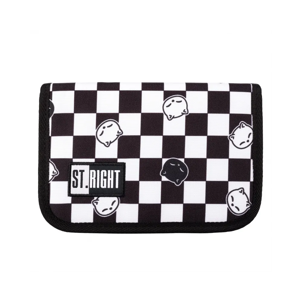 Piórnik dwuklapkowy Koty Chess Cats KratkA