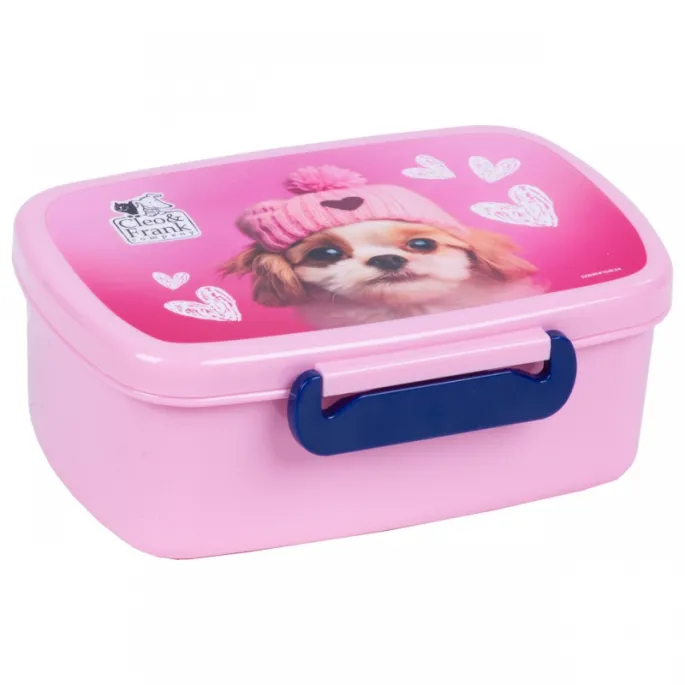 Stylowy pojemnik na lunch z motywem pieska Cleo i FrankCZ