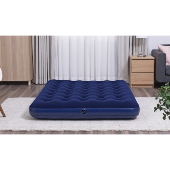 Materac dmuchany dwuosobowy flokowany 1,91 m Bestway G2