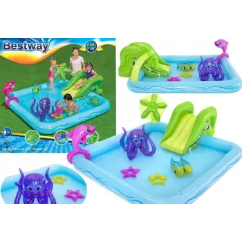 Basen dmuchany Aquapark Akwarium 239 x 206 x 86 cm G2