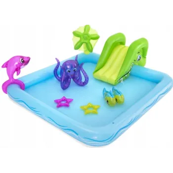 Basen dmuchany Aquapark Akwarium 239 x 206 x 86 cm G2