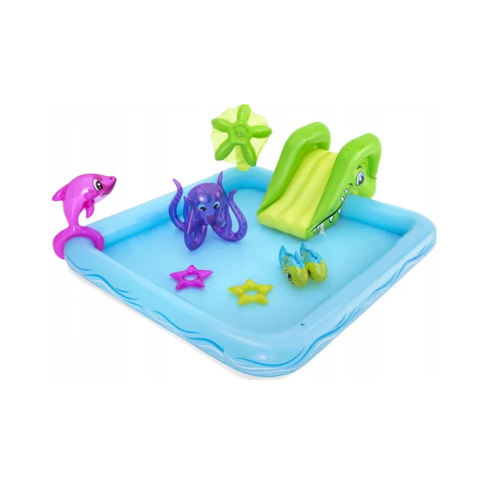 Basen dmuchany Aquapark Akwarium 239 x 206 x 86 cm G2