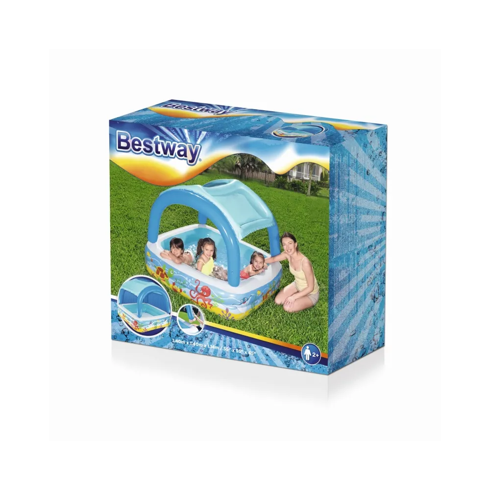 Basen prostokątny z daszkiem z pierścieniem Bestway G2