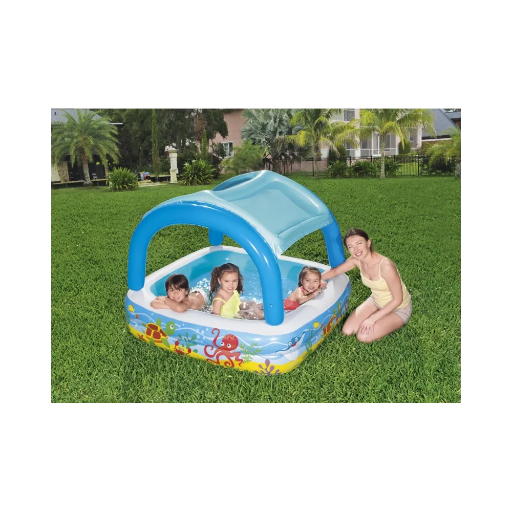 Basen prostokątny z daszkiem z pierścieniem Bestway G2