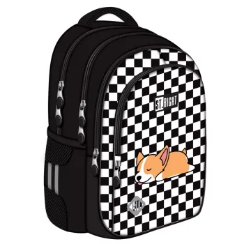 Plecak Szkolny 4-Komorowy Sleepy Corgi St.Right G2