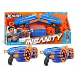 Zuru X-Shot PISTOLETY Insanity Double Manic AIR POCKETG2