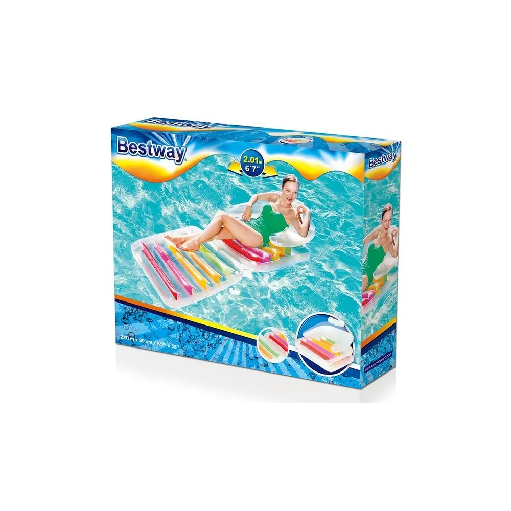 Dmuchany materac do pływania na basenie