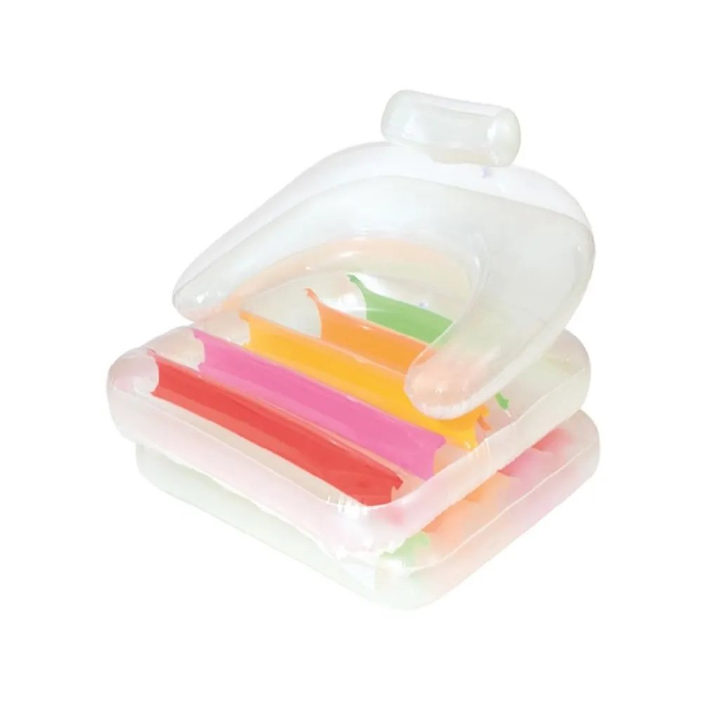 Wygodny materac leżak z oparciem do relaksu