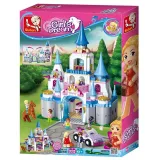 Klocki Sluban z 815 elementami do kreatywnej zabawy dla dzieci.