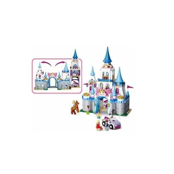 KLOCKI SLUBAN GIRLS SZAFIROWY ZAMEK 815 ELEMENTÓW CZ