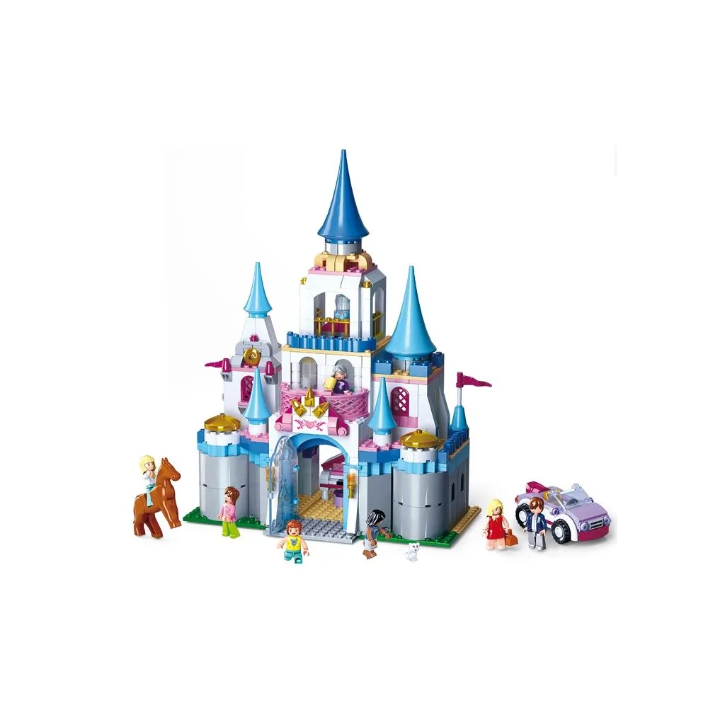 Klocki Sluban z wytrzymałego plastiku, idealne do zabawy i nauki.