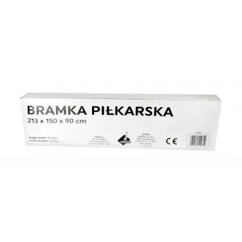 Komplet bramka 2 szt do piłki nożnej 213 x 150 x 90 CZ