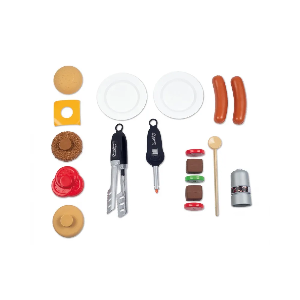 SMOBY Grill Ogrodowy dla dzieci Barbecue 18 akcesoriów