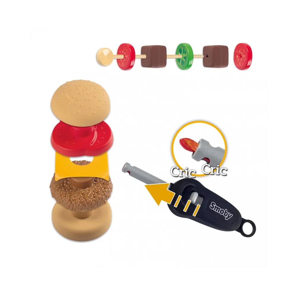 SMOBY Grill Ogrodowy dla dzieci Barbecue 18 akcesoriów