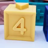 WOOPIE BABY Klocki Sensoryczne Układanka Do Ściskania Dźwięk 12 el.