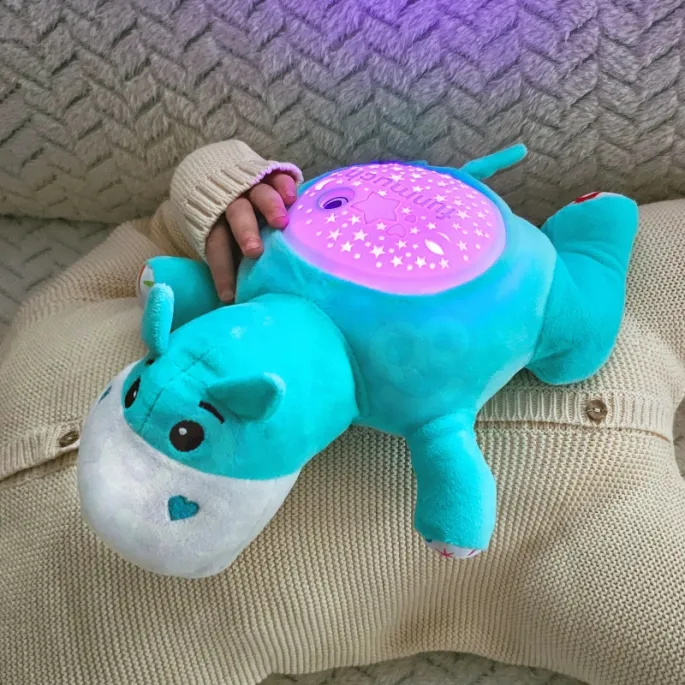 Przytulanka z funkcją projektora gwiazd