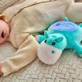 WOOPIE BABY Przytulanka Projektor 2w1 Usypiacz Hipopotam