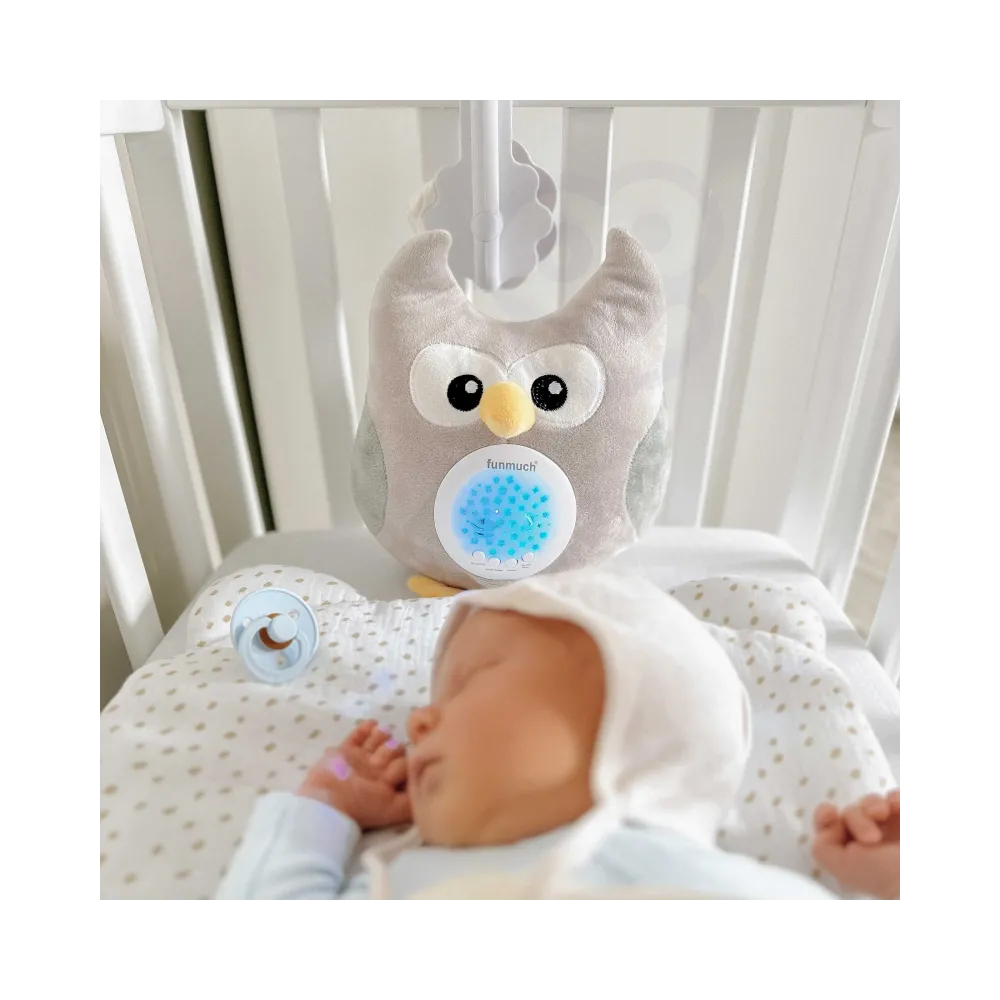 WOOPIE BABY Przytulanka Usypiacz Projektor 2w1 Sówka - 10 Kołysanek