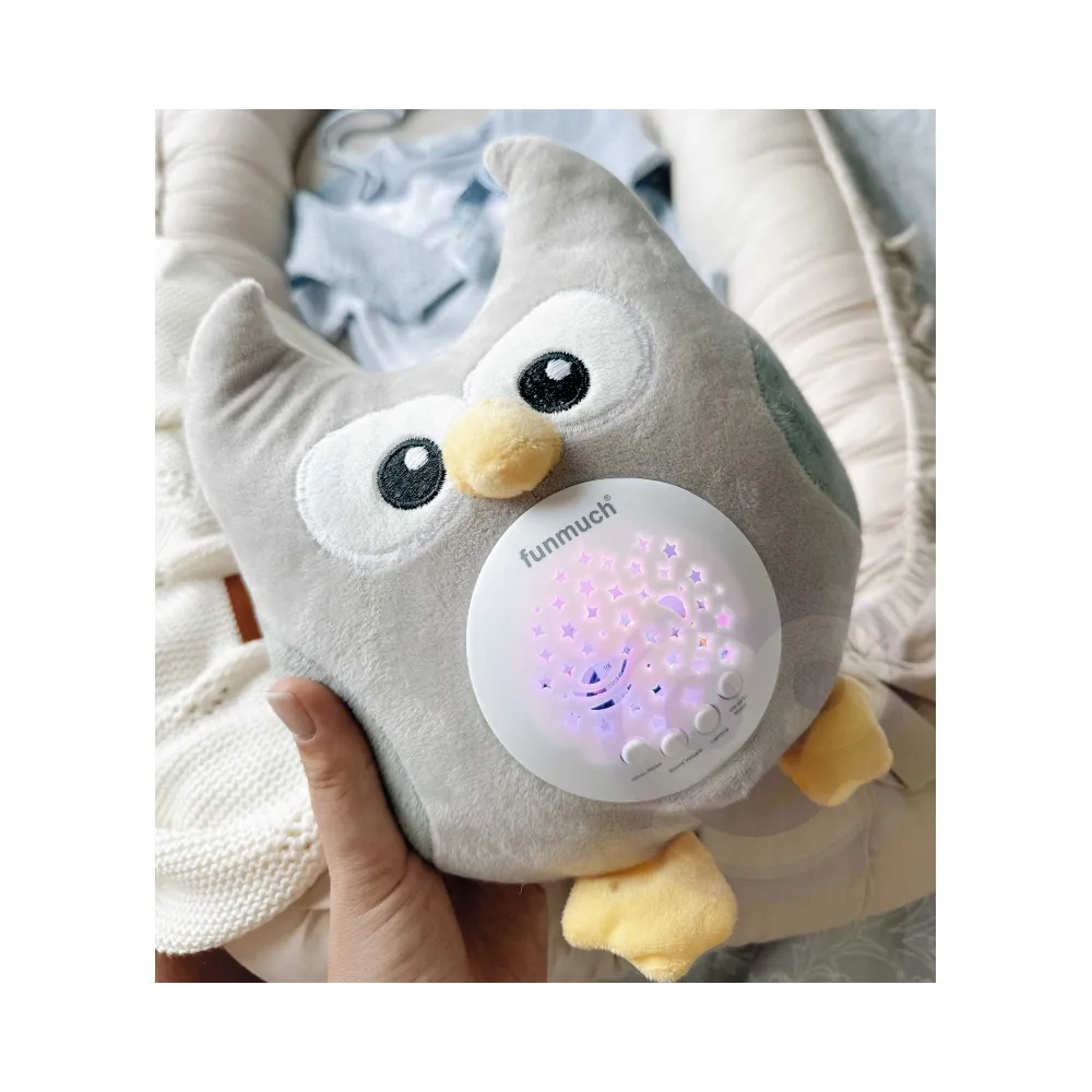 WOOPIE BABY Przytulanka Usypiacz Projektor 2w1 Sówka - 10 Kołysanek