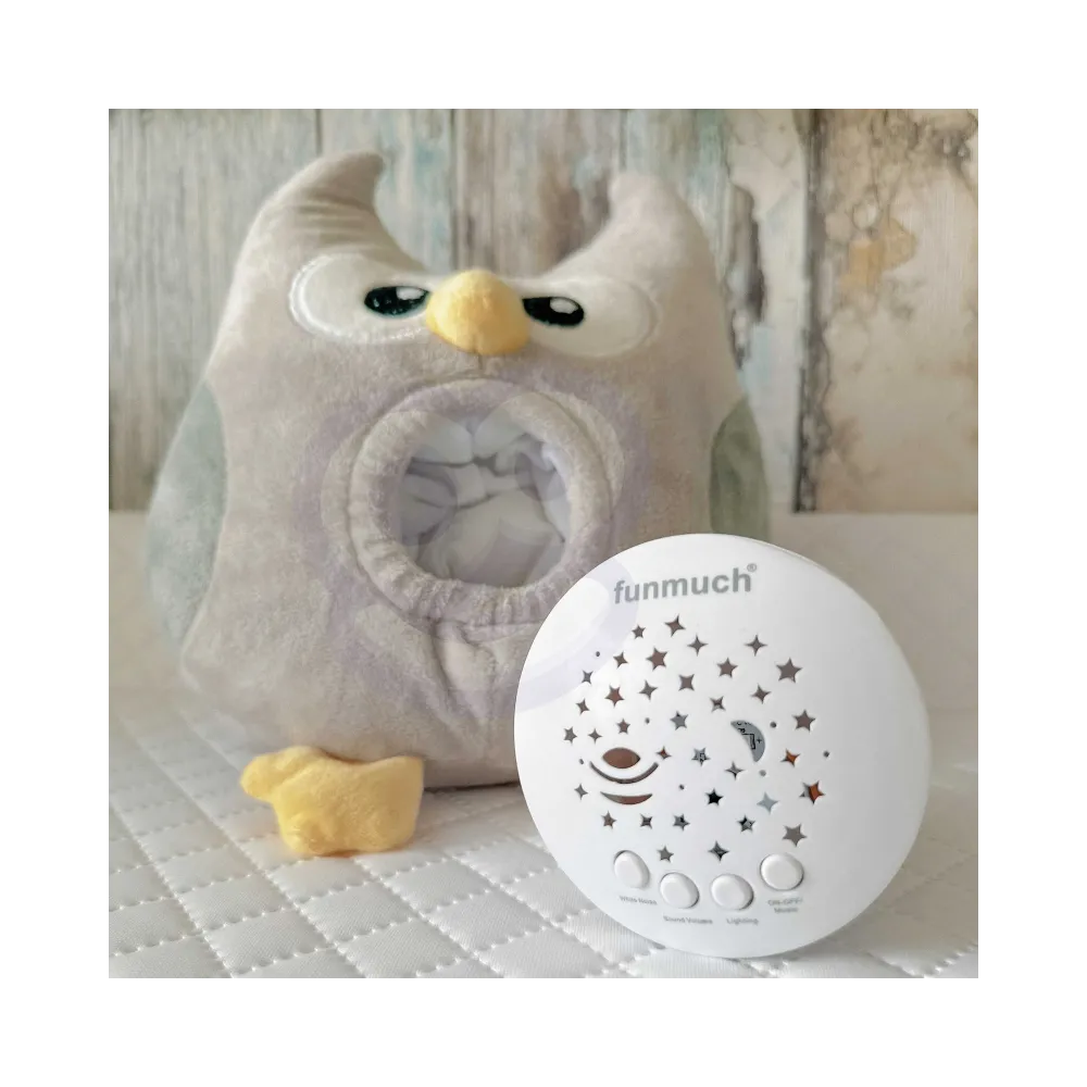 WOOPIE BABY Przytulanka Usypiacz Projektor 2w1 Sówka - 10 Kołysanek