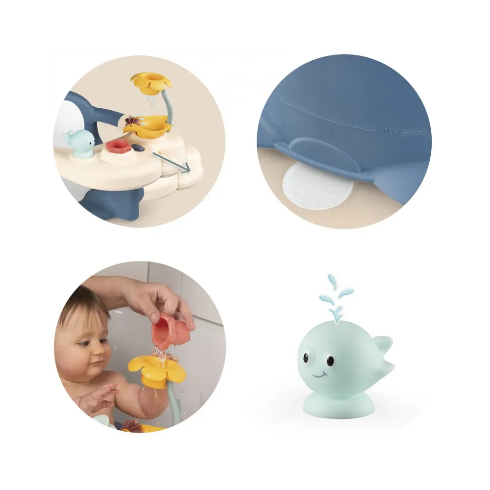 SMOBY Little Siedzisko Do Kąpieli Krzesełko Niebieskie