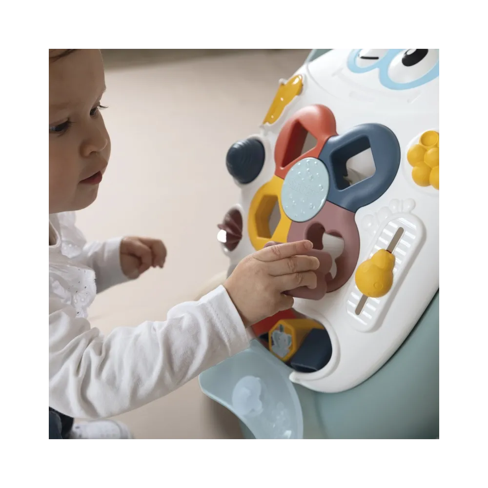 SMOBY Little Chodzik 3w1 Pchacz Interaktywny Wózek