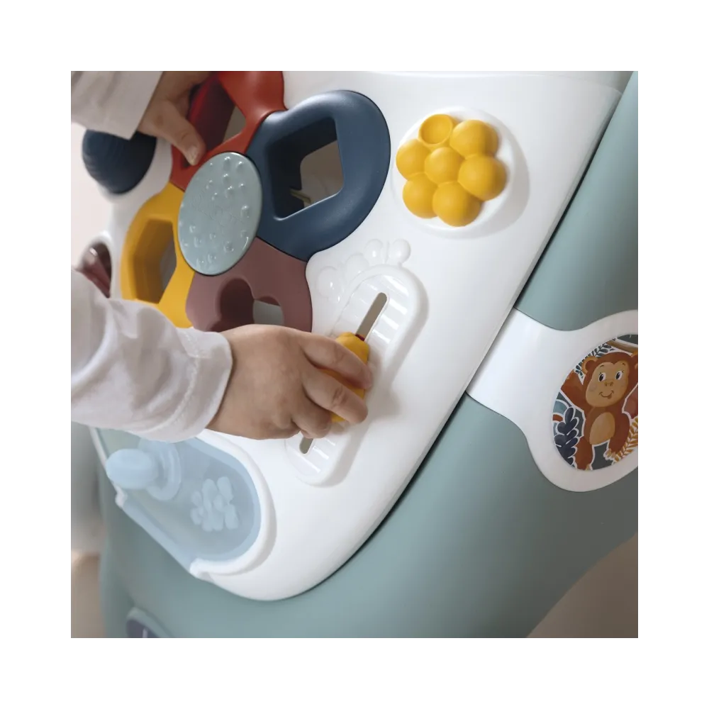 SMOBY Little Chodzik 3w1 Pchacz Interaktywny Wózek