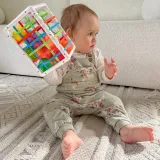 WOOPIE BABY Elastyczna Kostka Sensoryczna Sorter dla Dzieci Kolorowe Kształty 13 el.