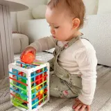 WOOPIE BABY Elastyczna Kostka Sensoryczna Sorter dla Dzieci Kolorowe Kształty 13 el.