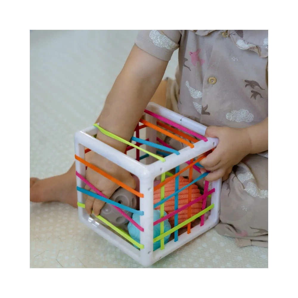WOOPIE BABY Elastyczna Kostka Sensoryczna Sorter dla Dzieci Zwariowane Kształty 5 el.
