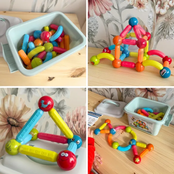 Podstawowe klocki magnetyczne dla dzieci