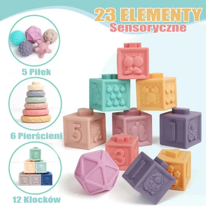 Kwadratowe klocki z cyframi i znakami matematycznymi do nauki