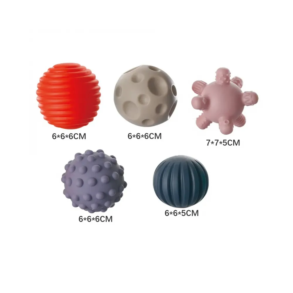 WOOPIE BABY Klocki Sensoryczne do Ściskania 6 el.