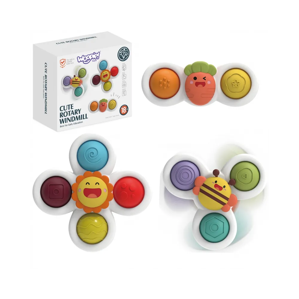 WOOPIE BABY Spiner Zabawka Sensoryczna Edukacyjna 3w1