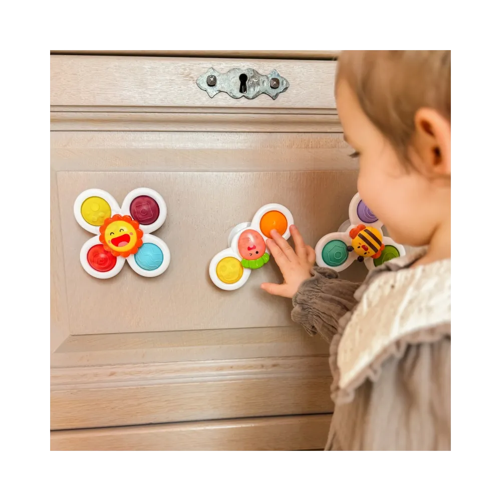 WOOPIE BABY Spiner Zabawka Sensoryczna Edukacyjna 3w1