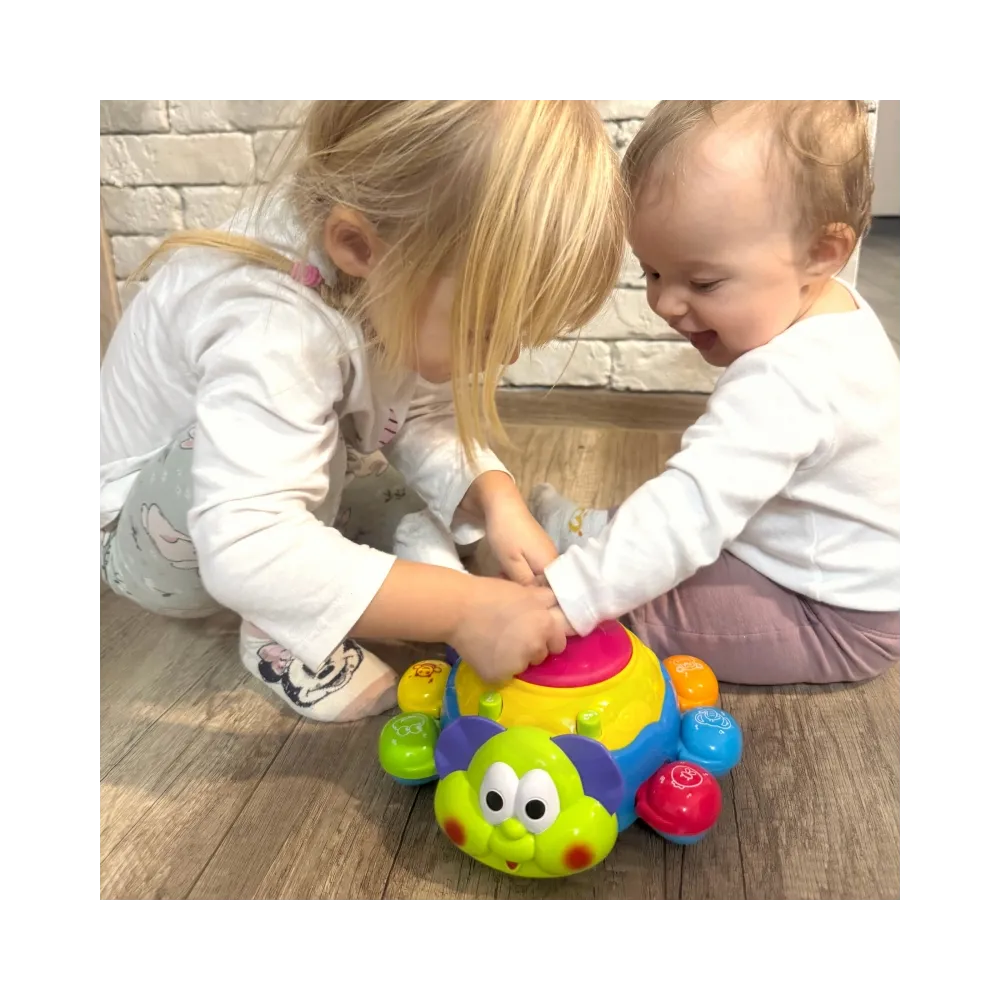 WOOPIE Zabawka Interaktywna do Raczkowania Biedronka