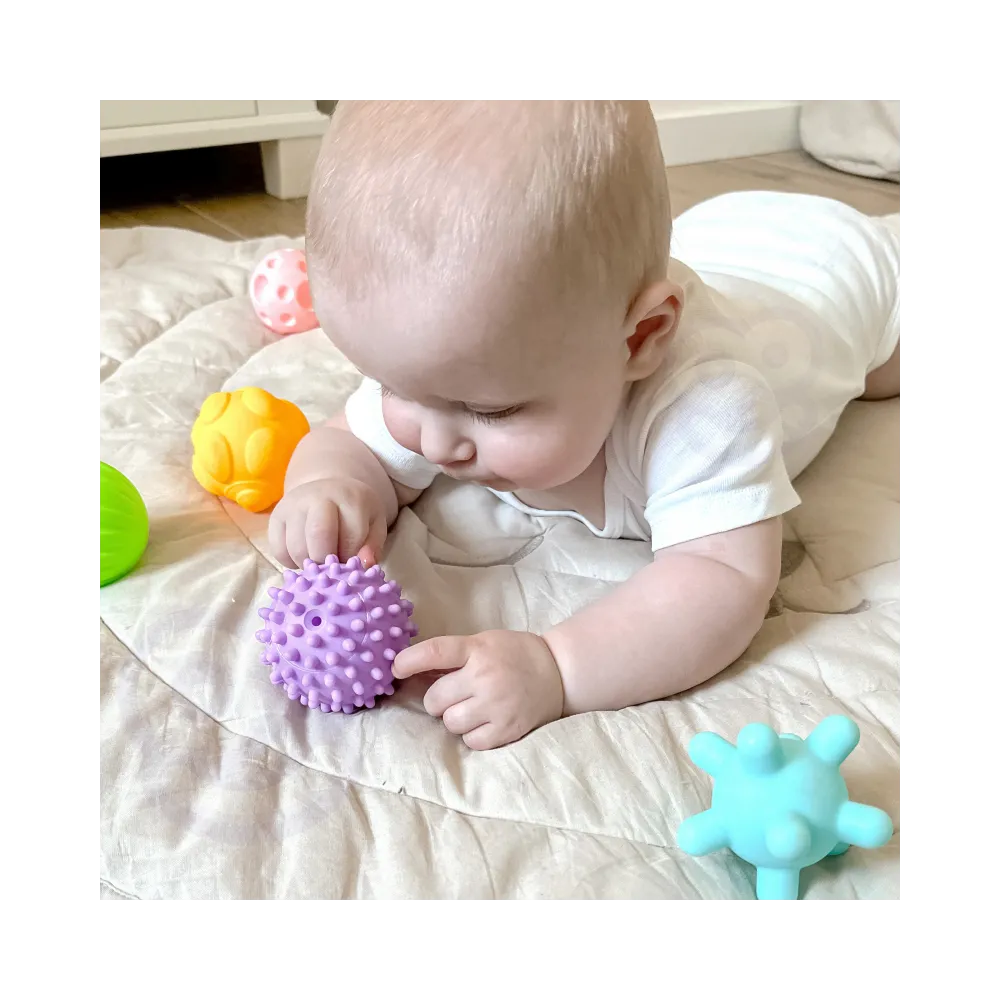 WOOPIE BABY Klocki Sensoryczne do Ściskania 6 el.