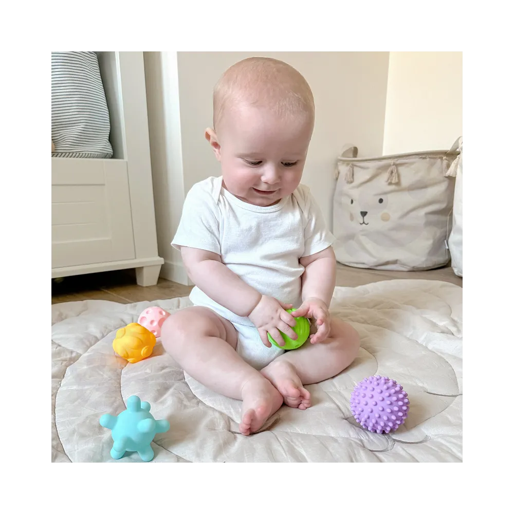 WOOPIE BABY Klocki Sensoryczne do Ściskania 6 el.