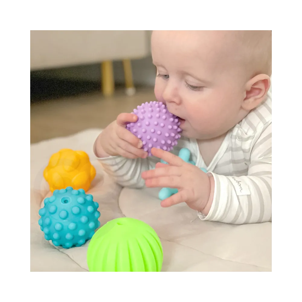 WOOPIE BABY Klocki Sensoryczne do Ściskania 6 el.