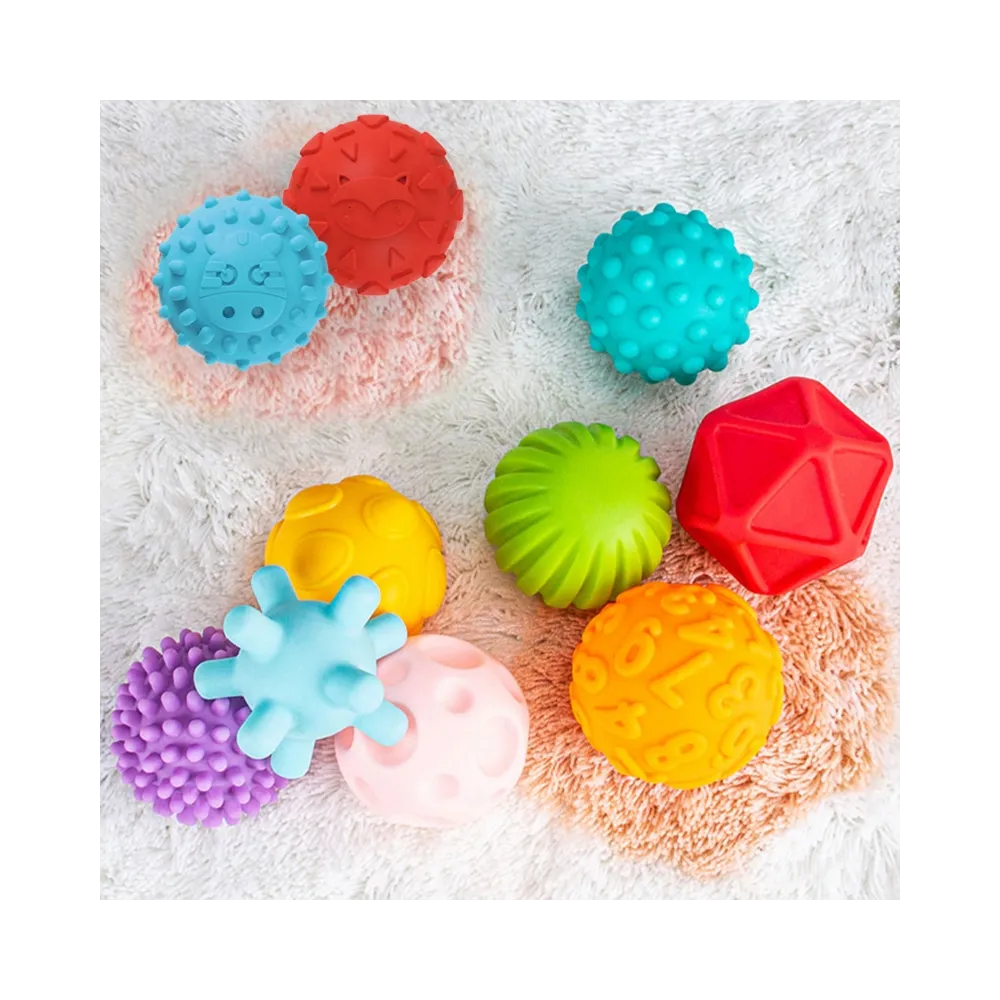 WOOPIE BABY Klocki Sensoryczne do Ściskania 6 el.